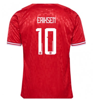 Danmark Christian Eriksen #10 Hjemmebanetrøje EM 2024 Kort ærmer